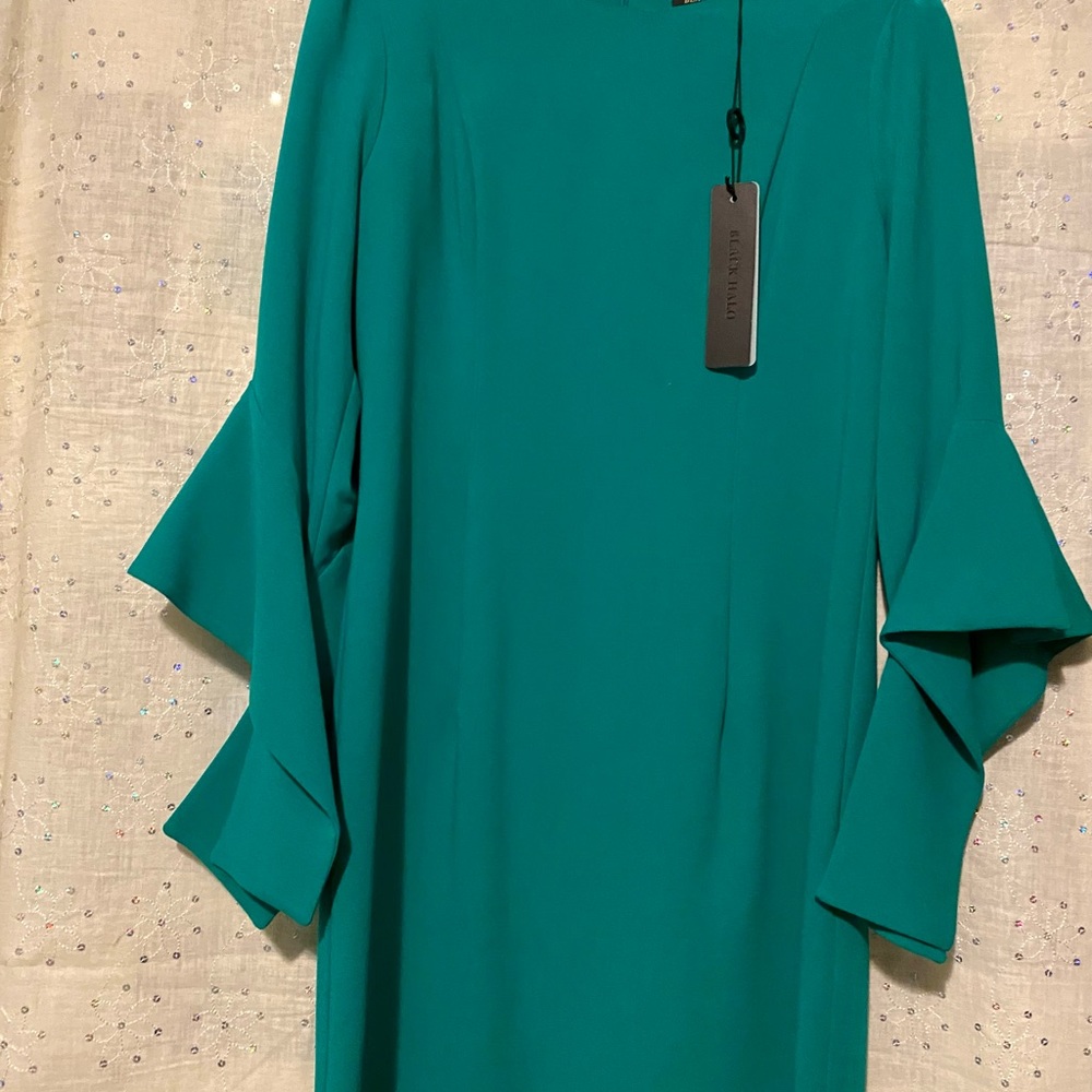 Black Halo mini dress. NWT